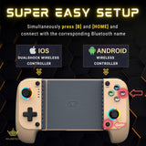 (#2) MAJESTECH RetroGold - Phone Controller for iPhone & Android with RGB Hall Effect Hoysticks and Mechanical Triggers