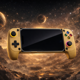 (#2) MAJESTECH RetroGold - Phone Controller for iPhone & Android with RGB Hall Effect Hoysticks and Mechanical Triggers